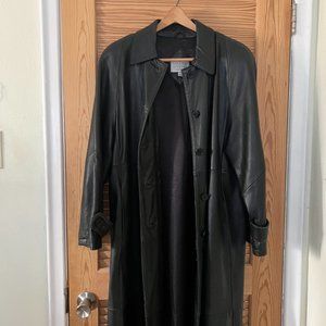 Valerie Stevens leather coat